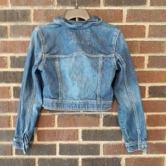 Girls Denim Button Jacket Size 14 - Picture 3 of 8